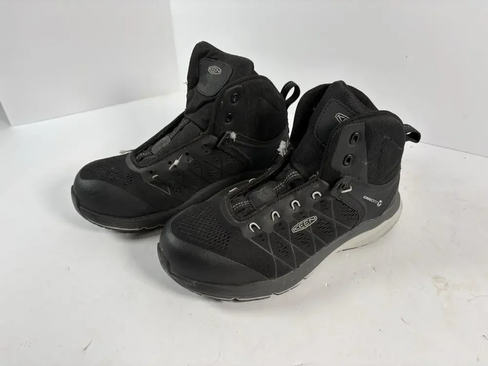 KEEN Utility EH Safety Work Boots Women’s 7D ASTM F2413-18 Black Shoes